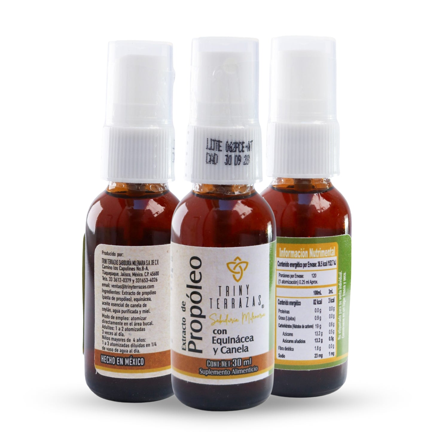 Extracto de Propóleo: con Equinácea, miel y canela / 30 ML