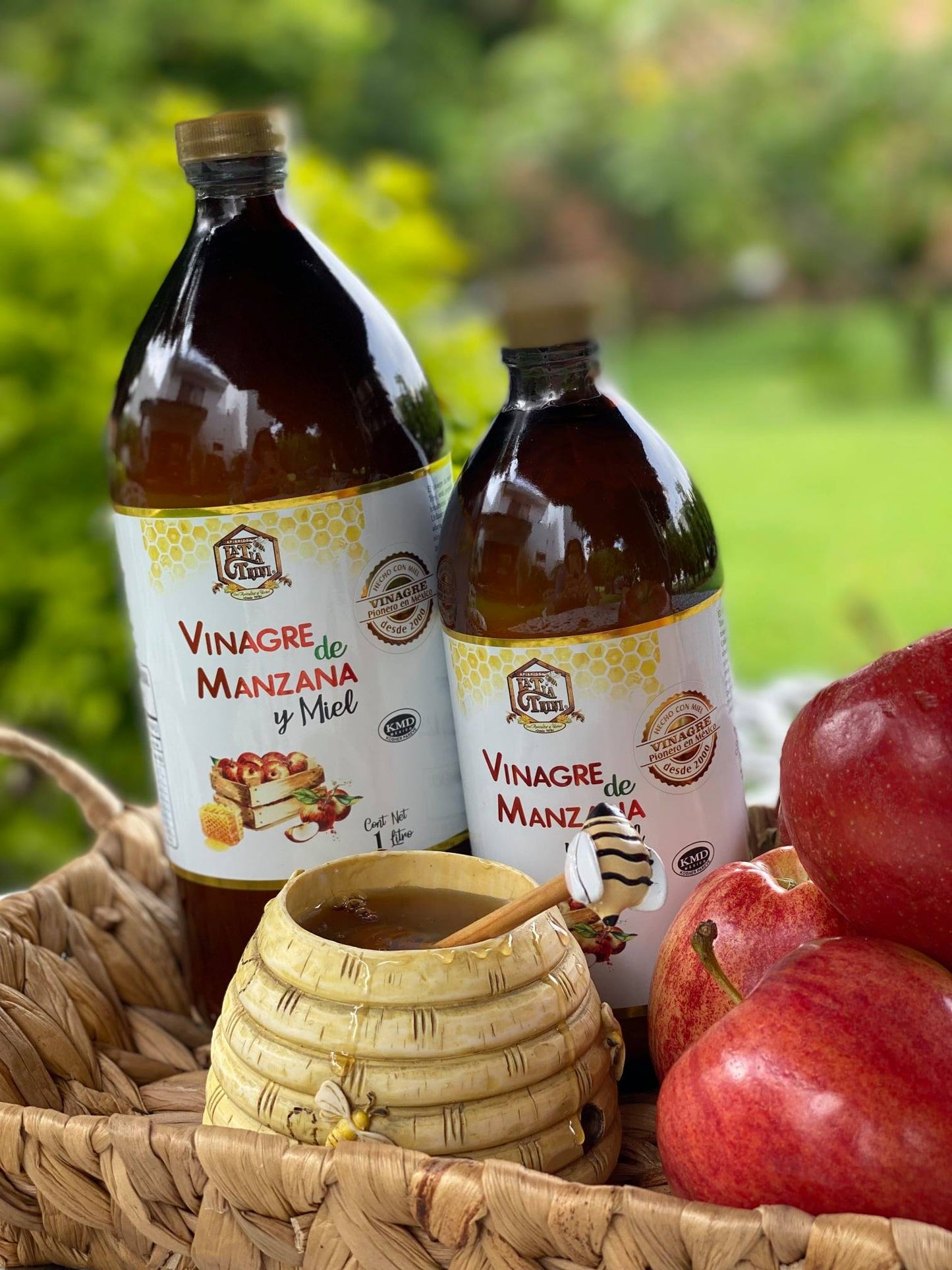 Vinagre de Manzana: Con miel / 1000 ML