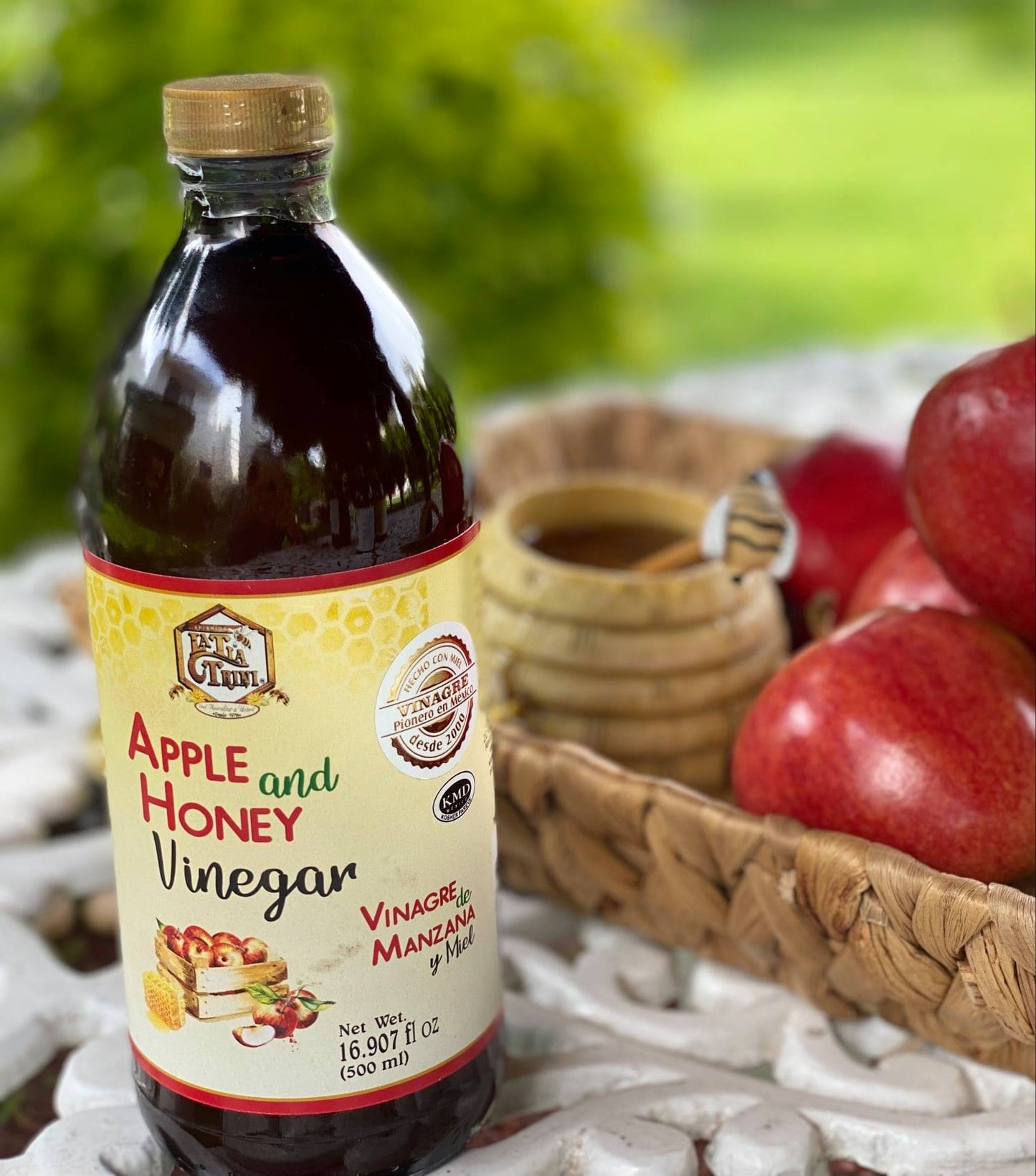 Vinagre de Manzana: Con miel / 1000 ML