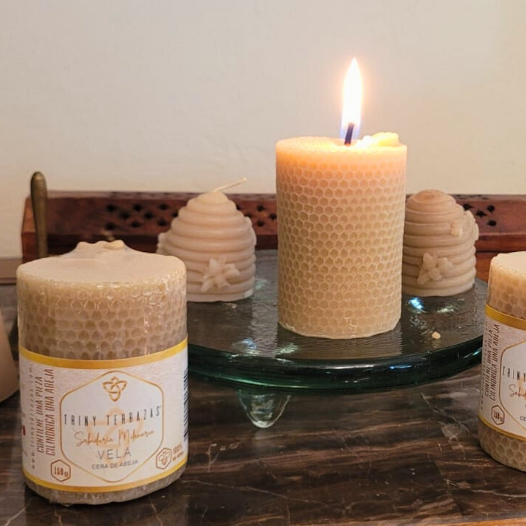 Velas Cilíndricas Abeja