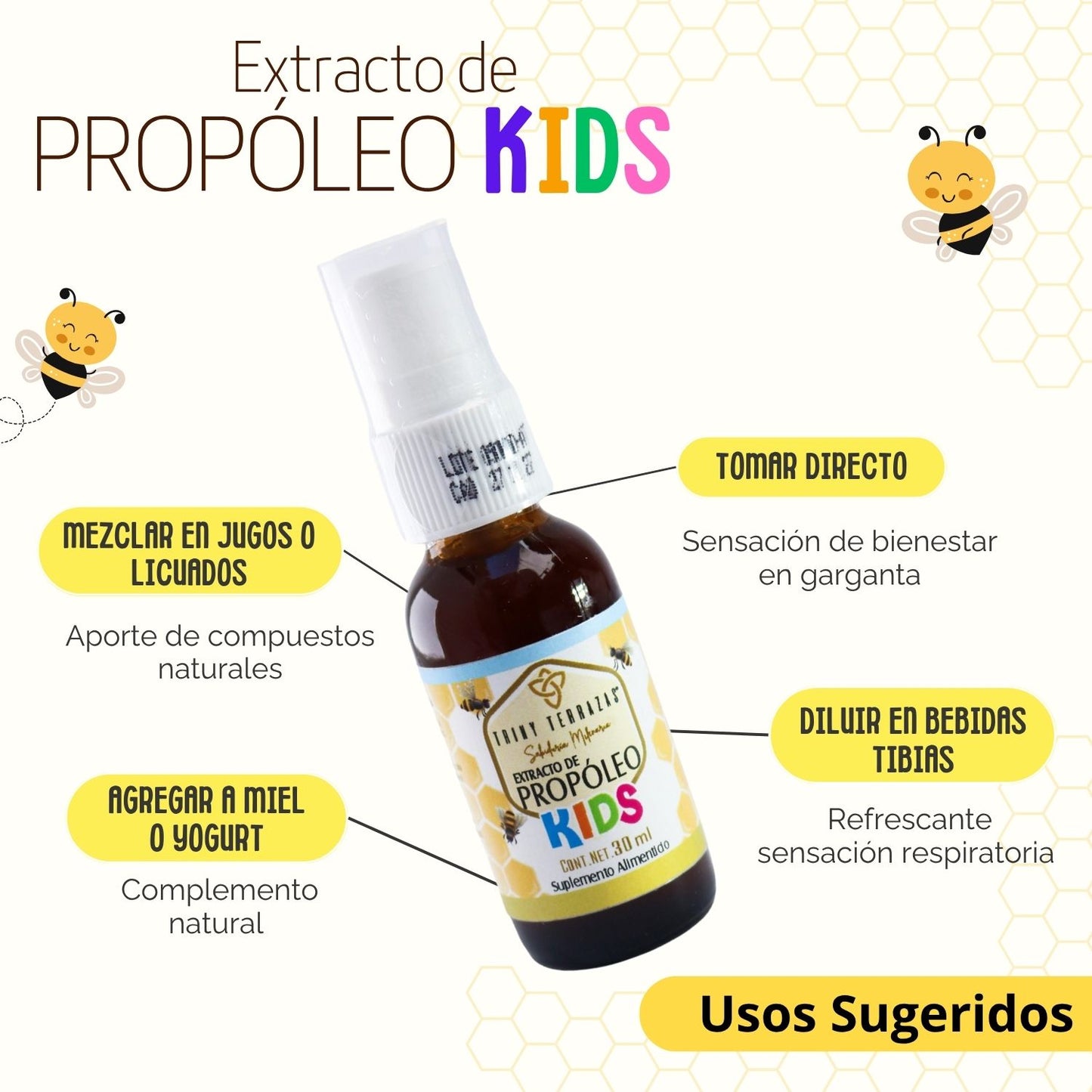 Extracto propóleo: KIDS 30 ML / PAQUETE DE 2 TOTAL 60ml